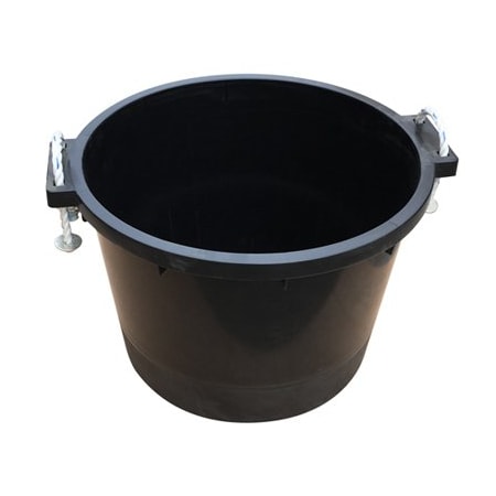 Qingdao Huatian Hand Truck MR 40QT BLK Muck Tub MR40QP/TUB-BLK